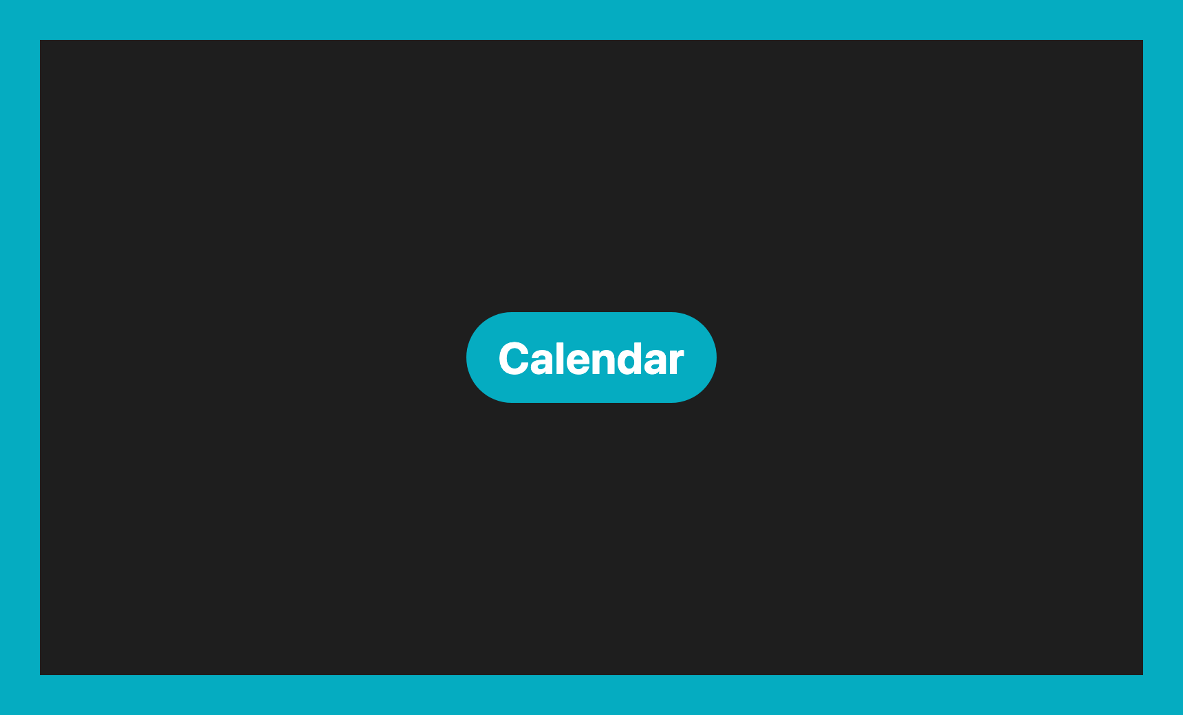 A calm colored band at the screen’s edge in Calendar’s color - enough to notice a reminder without breaking flow.