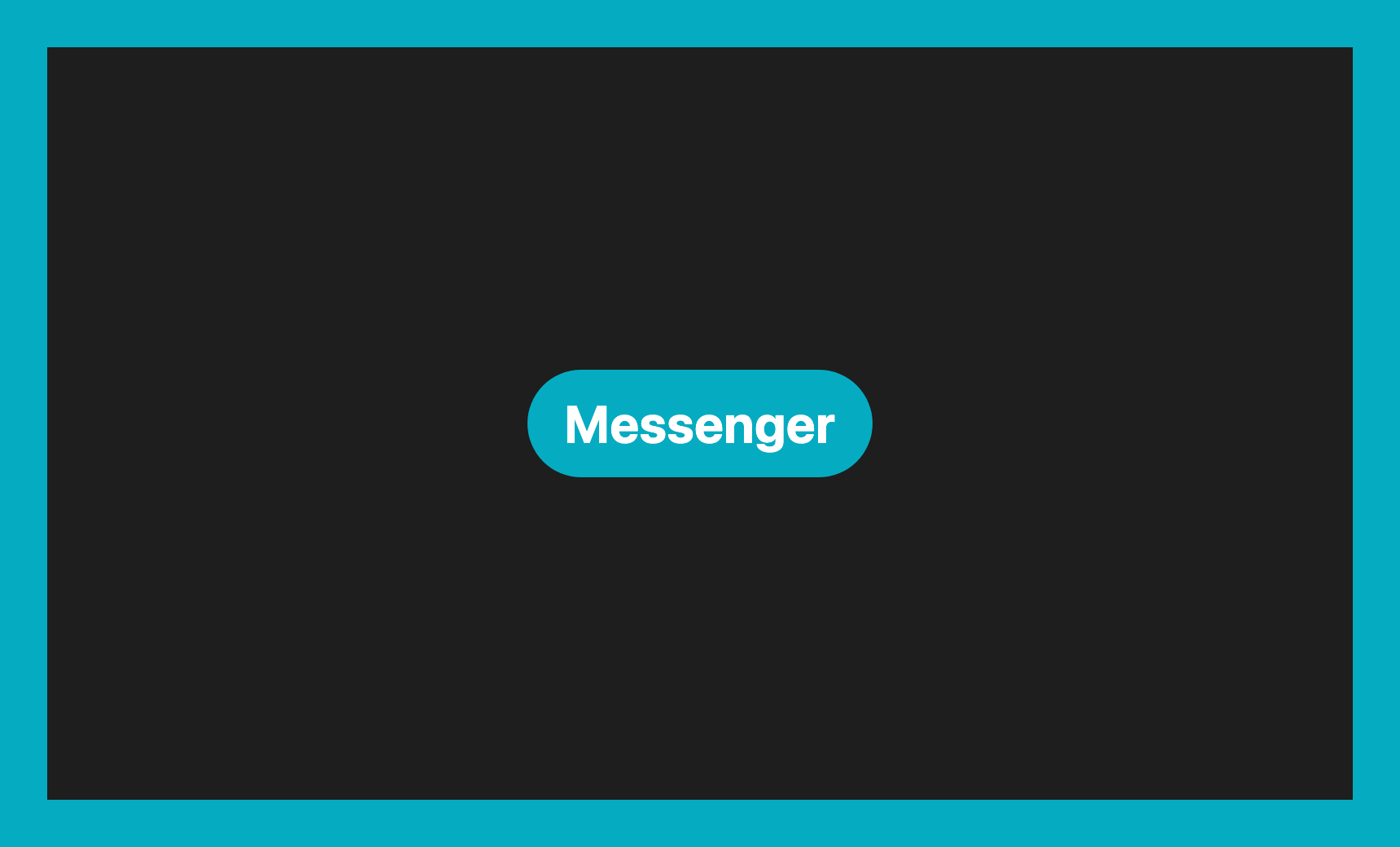 TrillMark flashing a band in Messenger's color, labeled with its name, so a message from a friend is unmistakable.