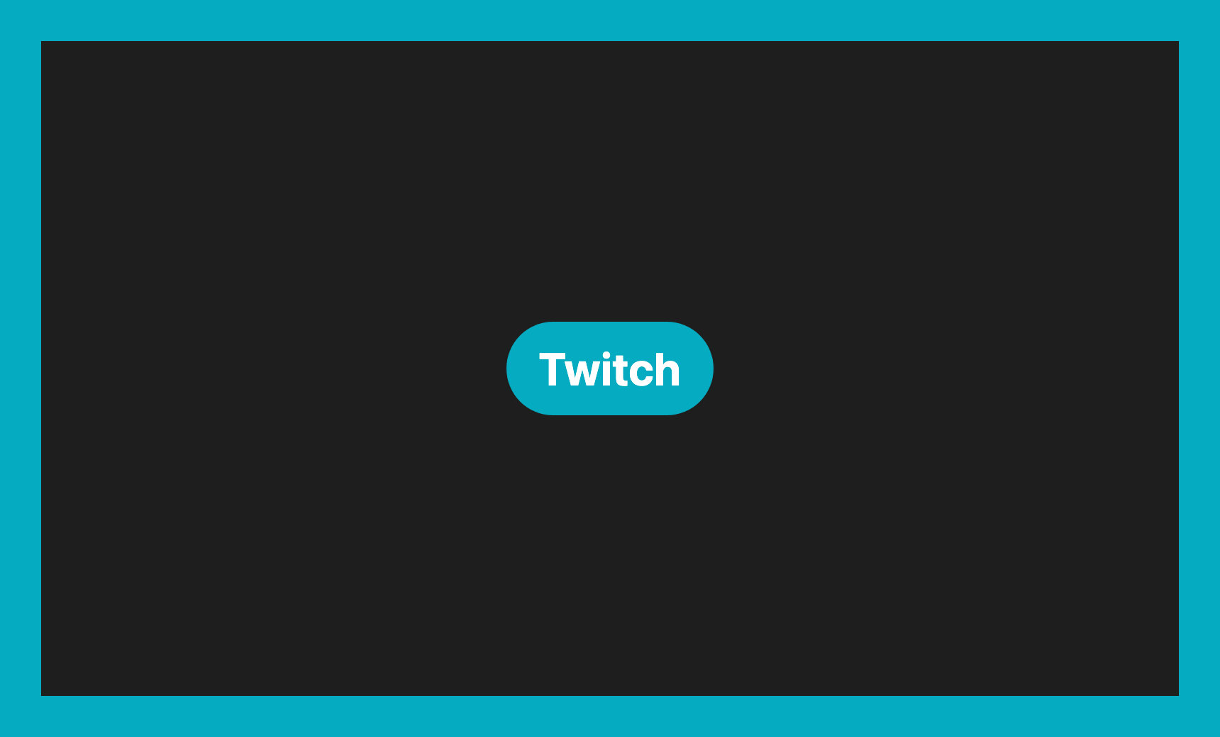 A colored band along the screen edge, labeled with the app - enough to catch a Twitch channel going live without taking over your screen.